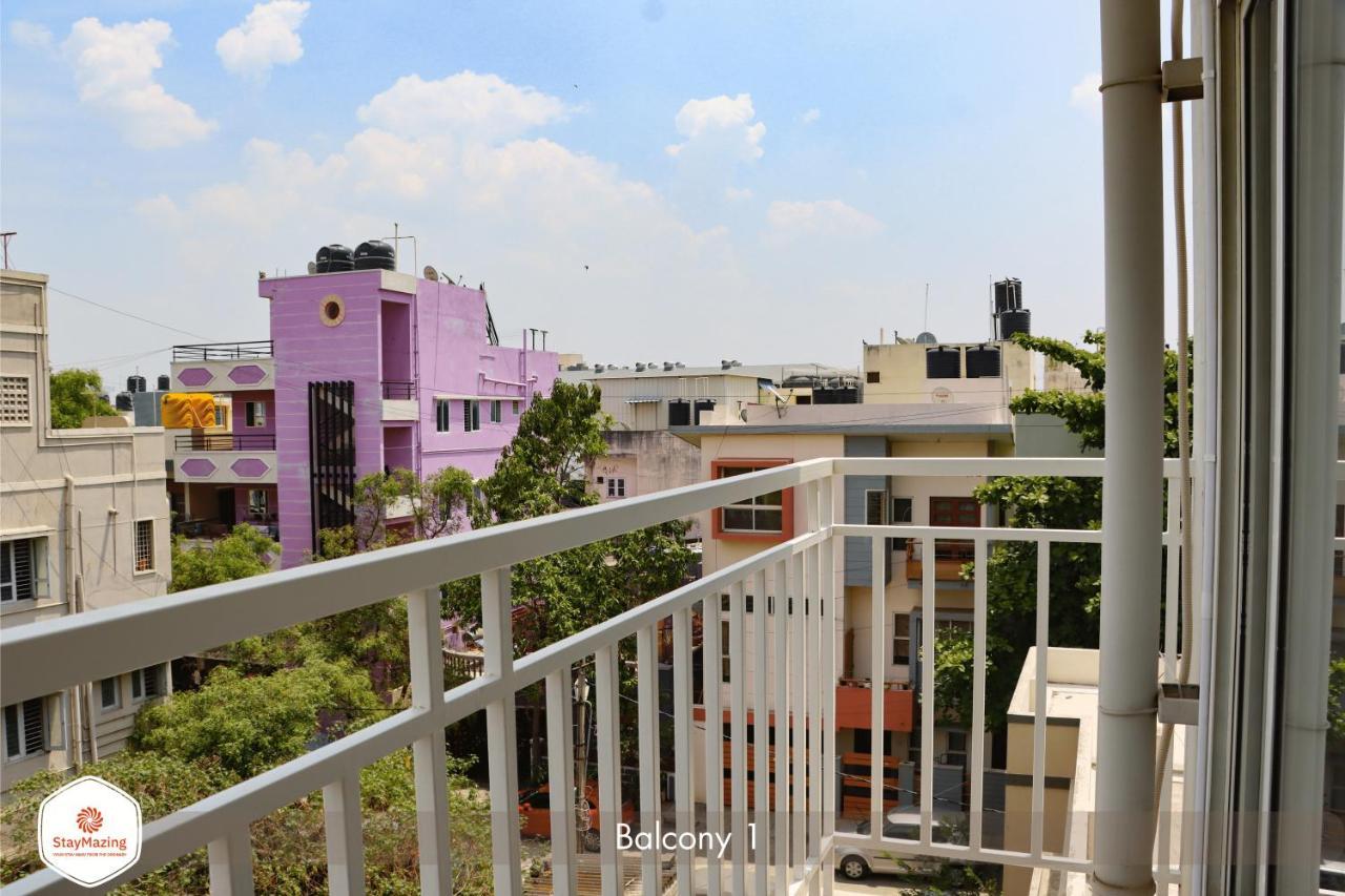 Staymazing-1,2 & 3 Bhk Ac Apartments In Hebbal-5Mins To Manyata-30Mins To Airport Bangalore Ngoại thất bức ảnh
